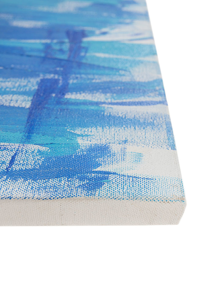 painting blue canvas art work WALL ART & TAPESTRY - Corner