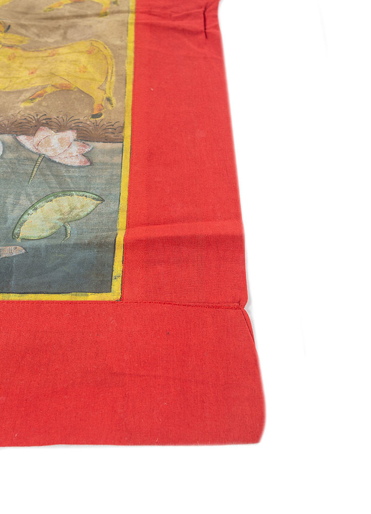 pichwai gold cotton cloth art work WALL ART & TAPESTRY - Corner