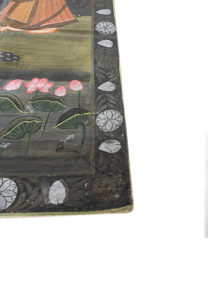 pichwai art gold cotton cloth  WALL ART & TAPESTRY - Corner