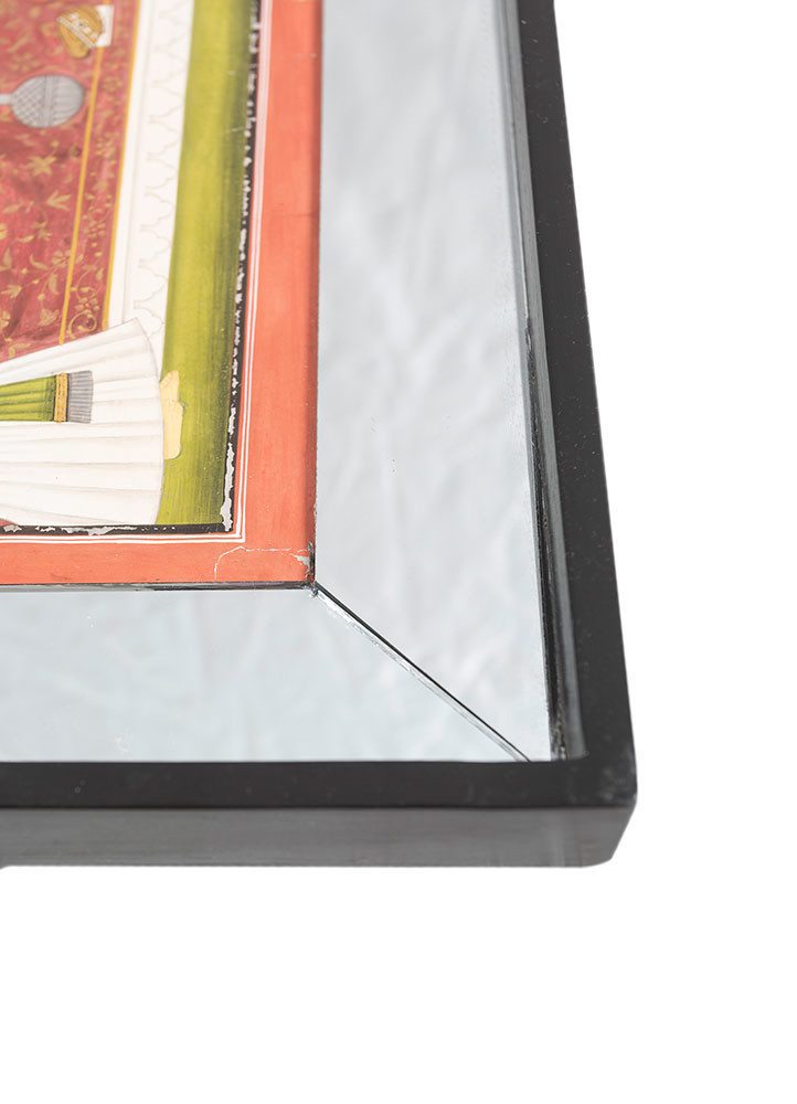 pichwai art green cotton cloth art work WALL ART & TAPESTRY - Corner