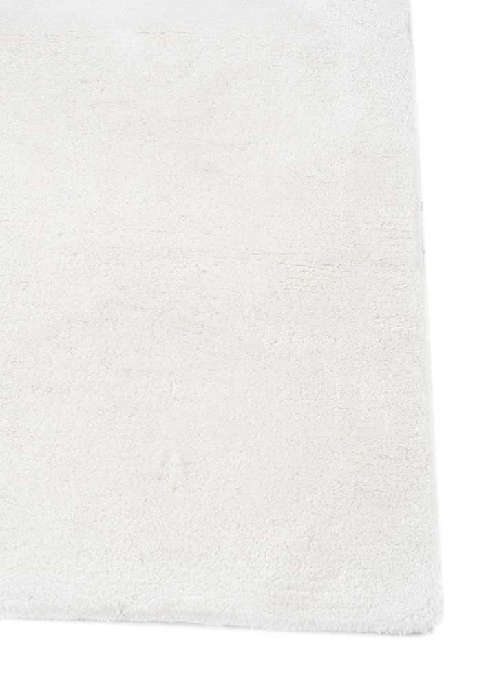 cera ivory viscose hand tufted Rug - Corner cera ivory viscose hand tufted Rug - Corner