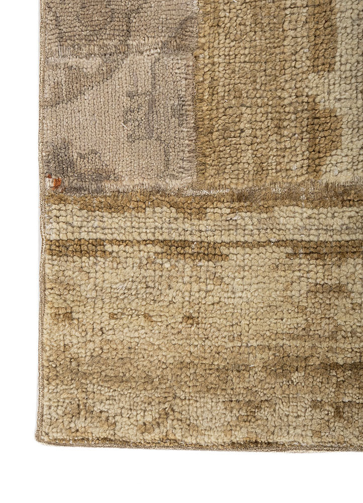 provenance gold wool hand knotted Rug - Corner provenance gold wool hand knotted Rug - Corner