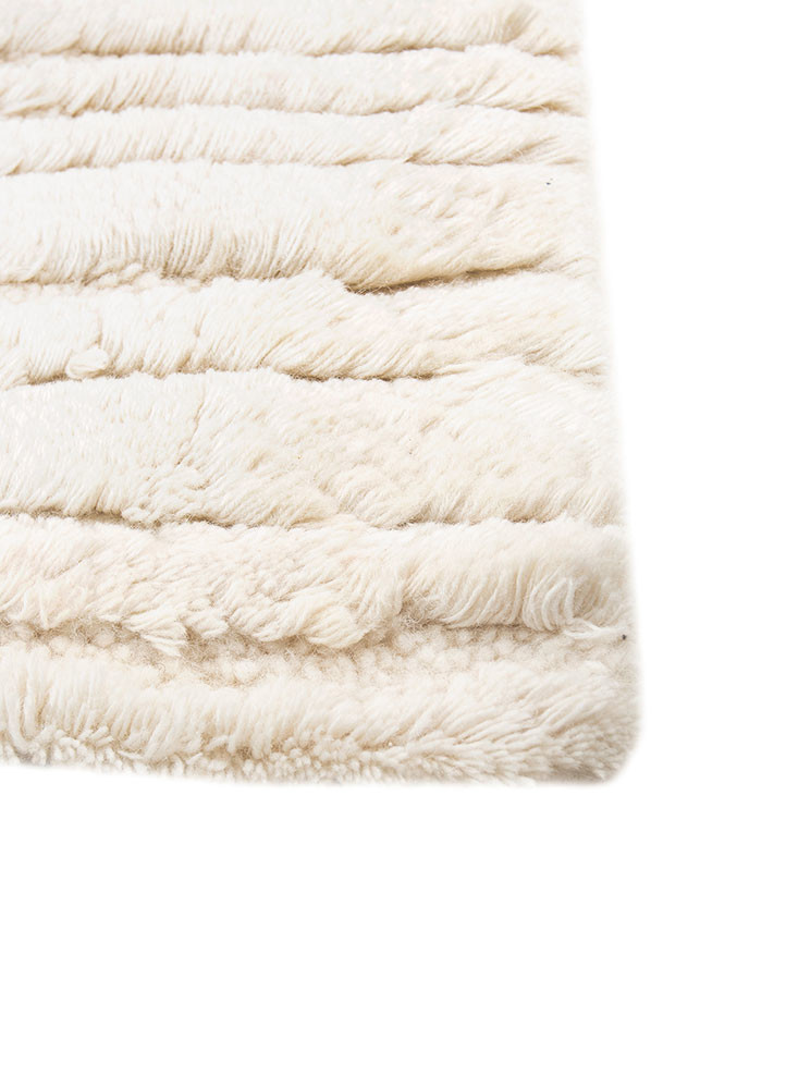 zuri ivory wool hand knotted Rug - Corner zuri ivory wool hand knotted Rug - Corner