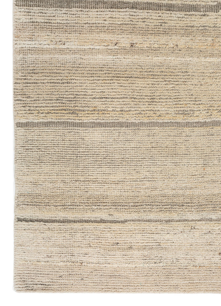 manifest ivory afghan wool hand knotted Rug - Corner