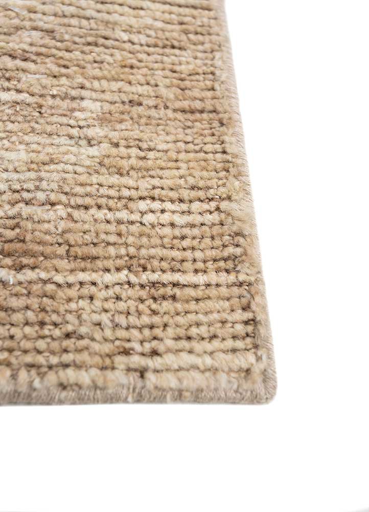 manifest beige and brown afghan wool hand knotted Rug - Corner manifest beige and brown afghan wool hand knotted Rug - Corner
