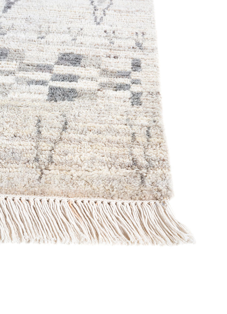 manifest ivory afghan wool hand knotted Rug - Corner manifest ivory afghan wool hand knotted Rug - Corner