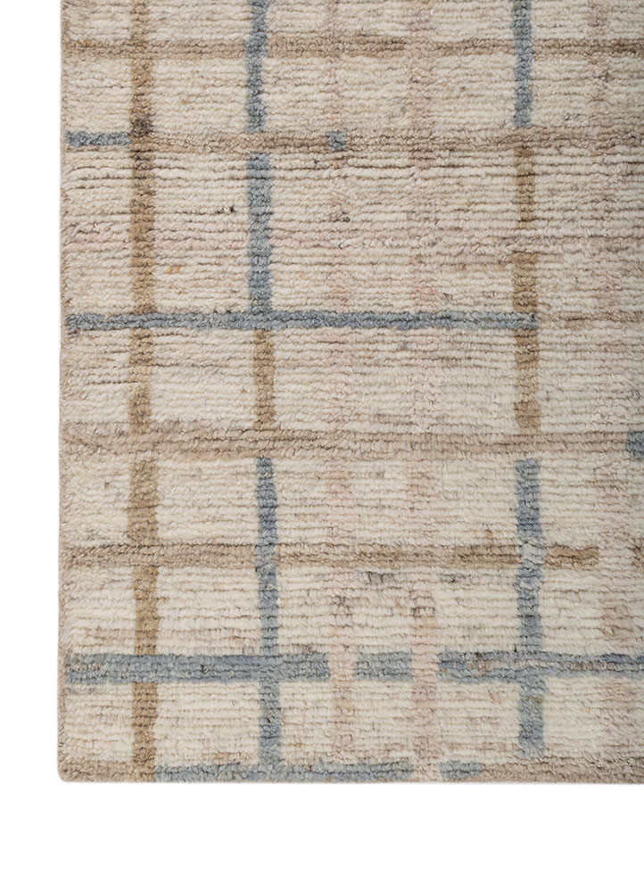 manifest ivory wool hand knotted Rug - Corner manifest ivory wool hand knotted Rug - Corner