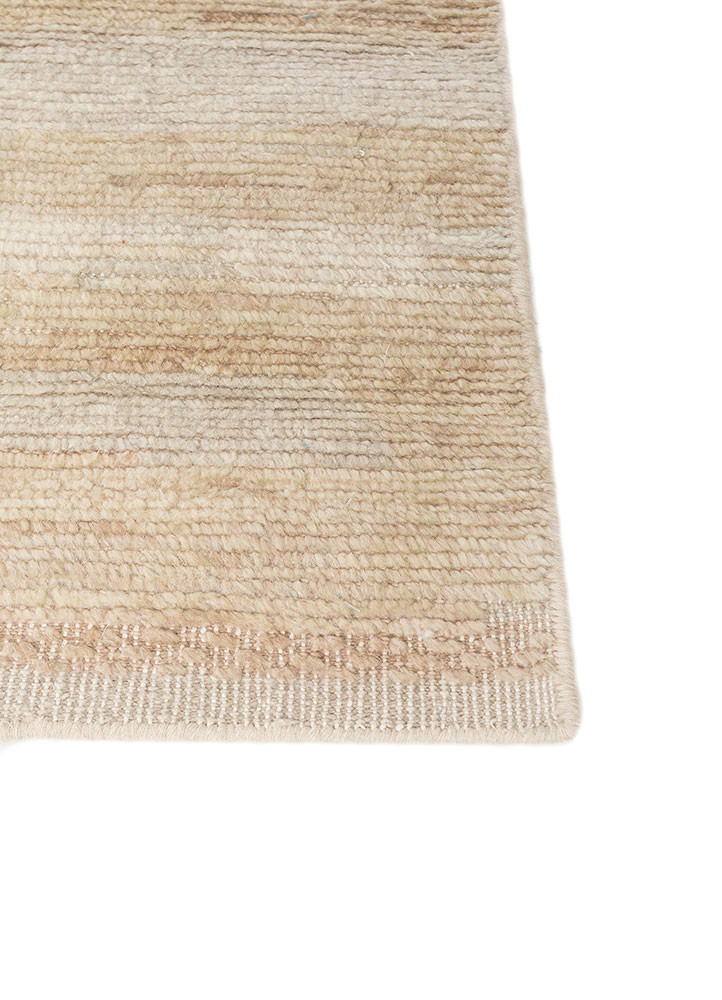 blythe beige and brown wool hand knotted Rug - Corner blythe beige and brown wool hand knotted Rug - Corner
