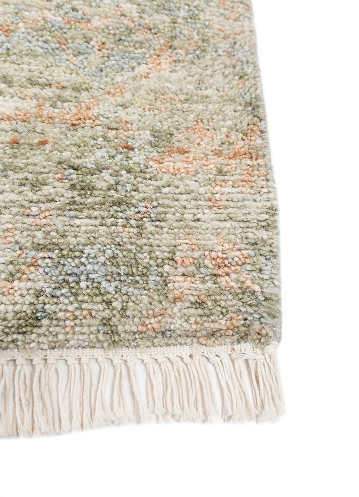 entropy ivory wool hand knotted Rug - Corner entropy ivory wool hand knotted Rug - Corner