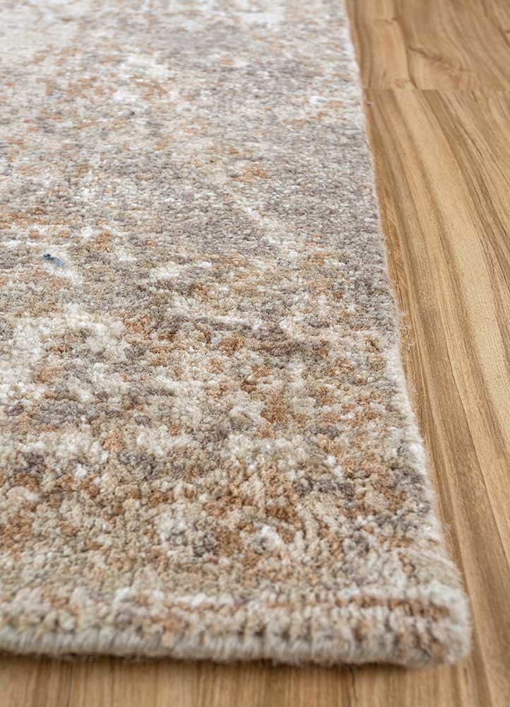 gulmarg ivory silk hand knotted Rug - Corner gulmarg ivory silk hand knotted Rug - Corner