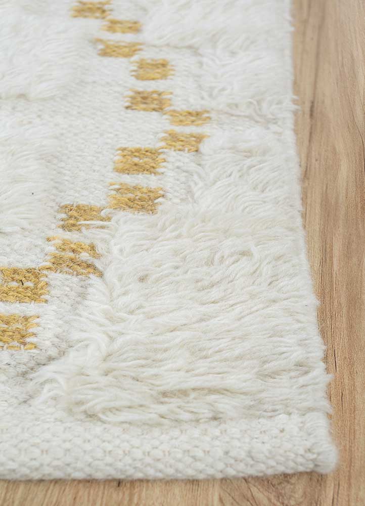 Anatolia Ivory Flat Weaves Wool RugsSdwl783Jaipur Rugs
