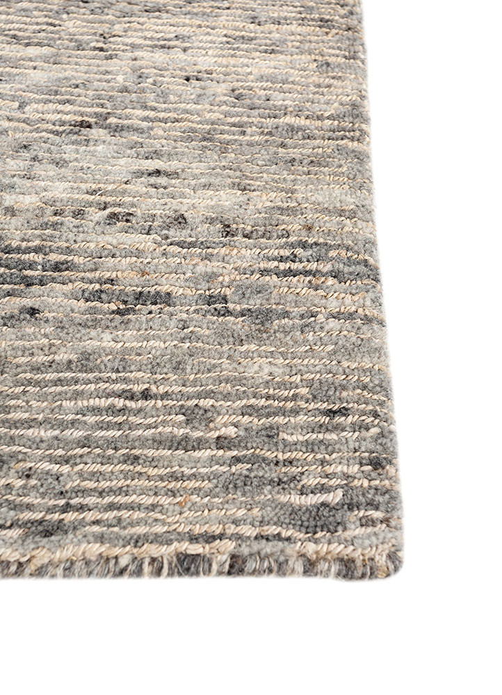 manifest beige and brown wool hand knotted Rug - Corner manifest beige and brown wool hand knotted Rug - Corner