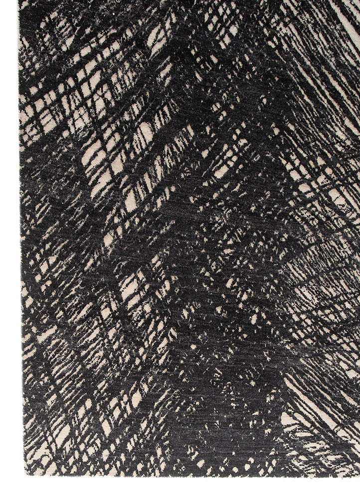 free verse by kavi ivory wool and silk hand knotted Rug - Corner free verse by kavi ivory wool and silk hand knotted Rug - Corner