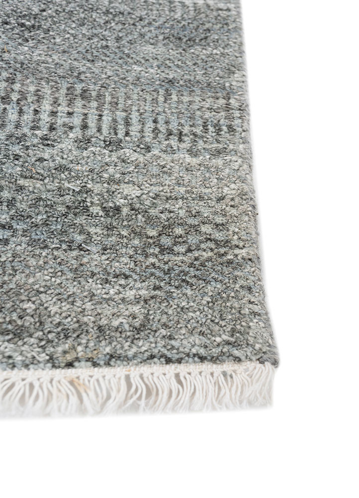 kairos blue wool and viscose hand knotted Rug - Corner kairos blue wool and viscose hand knotted Rug - Corner