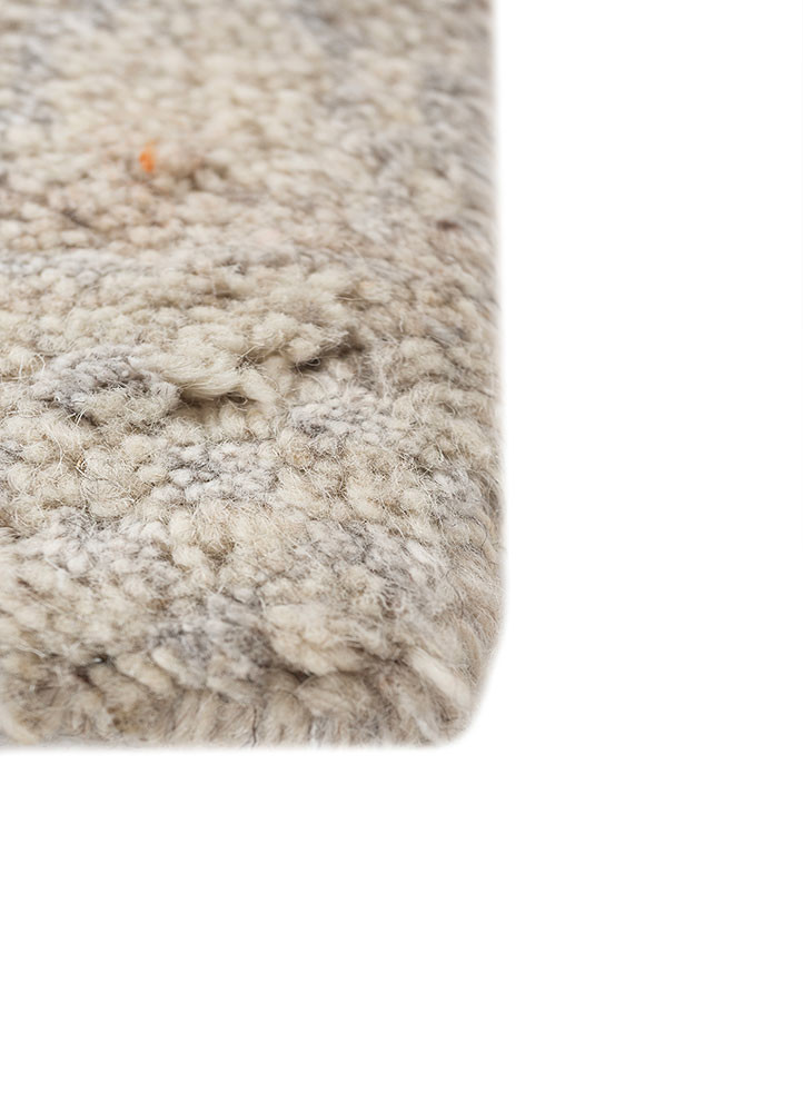 manifest ivory wool hand knotted Rug - Corner manifest ivory wool hand knotted Rug - Corner