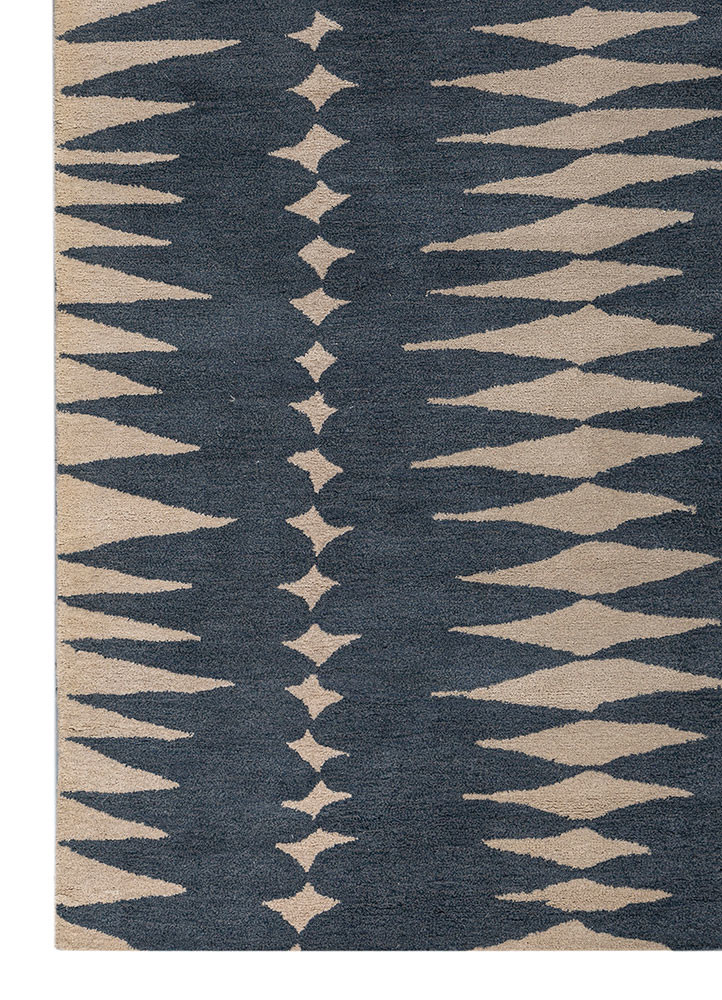 Tac Rug Modo Blue Hand Tufted Wool Rugs-Tac-4540-Jaipur Rugs ES