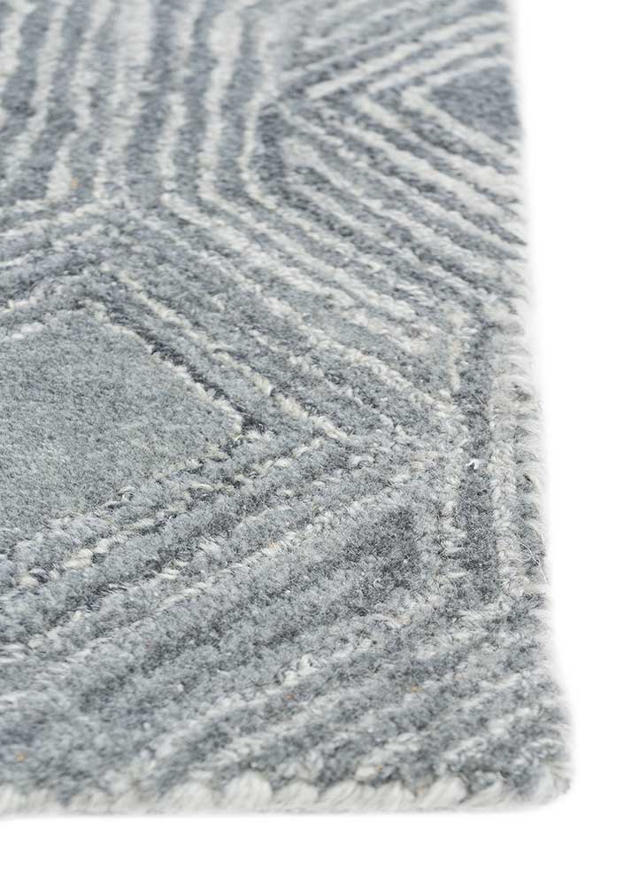 Aprezo Blue Hand Tufted Wool RugsTahn38Jaipur Rugs