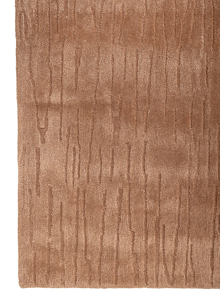 aprezo red and orange wool and viscose hand tufted Rug - Corner