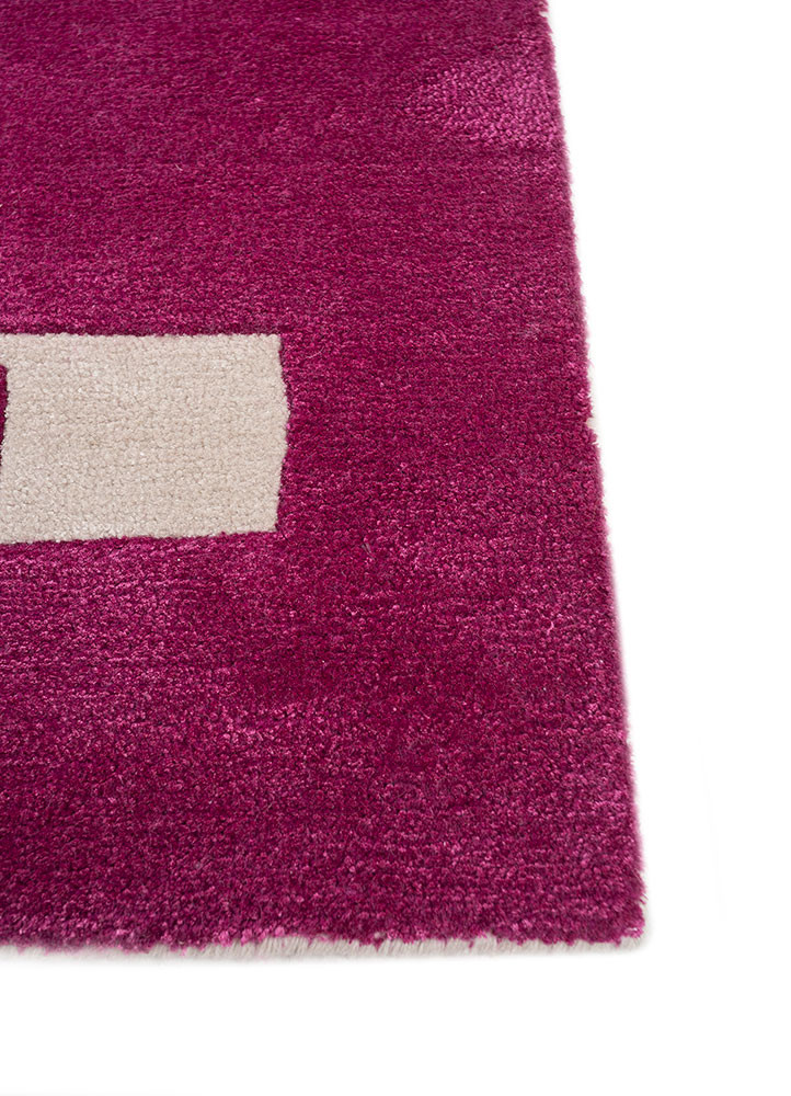 white noise ivory wool and viscose hand tufted Rug - Corner white noise ivory wool and viscose hand tufted Rug - Corner