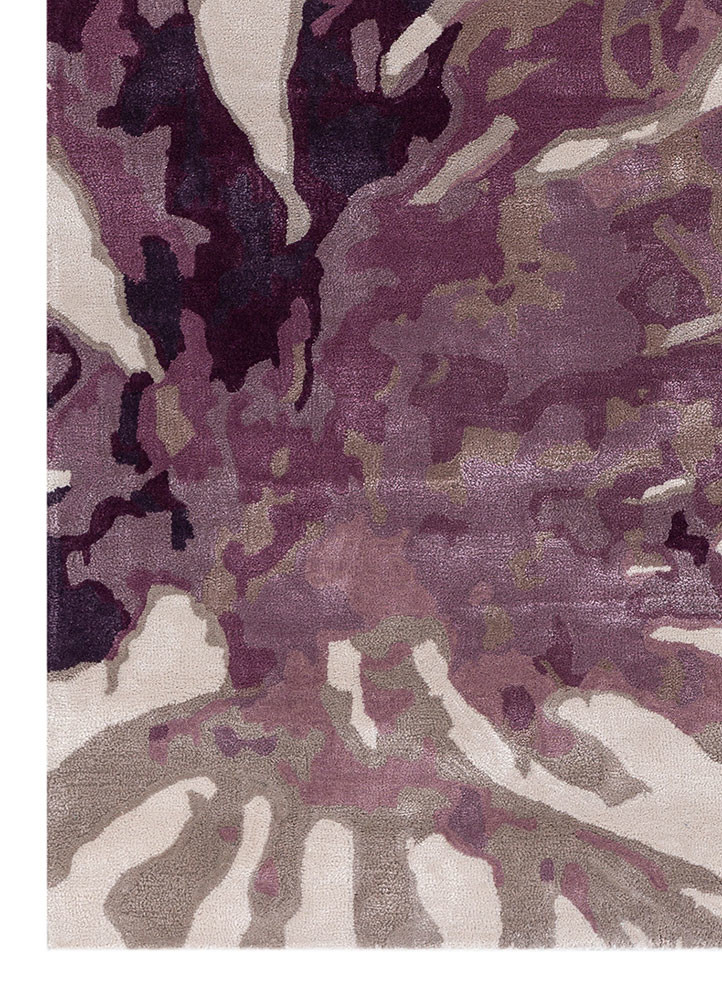 aurelia ivory wool and viscose hand tufted Rug - Corner aurelia ivory wool and viscose hand tufted Rug - Corner