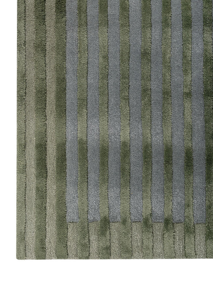 caliedo blue wool and viscose hand tufted Rug - Corner caliedo blue wool and viscose hand tufted Rug - Corner