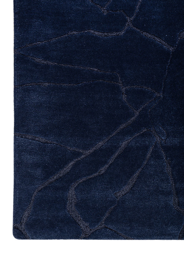 genesis blue wool and viscose hand tufted Rug - Corner genesis blue wool and viscose hand tufted Rug - Corner