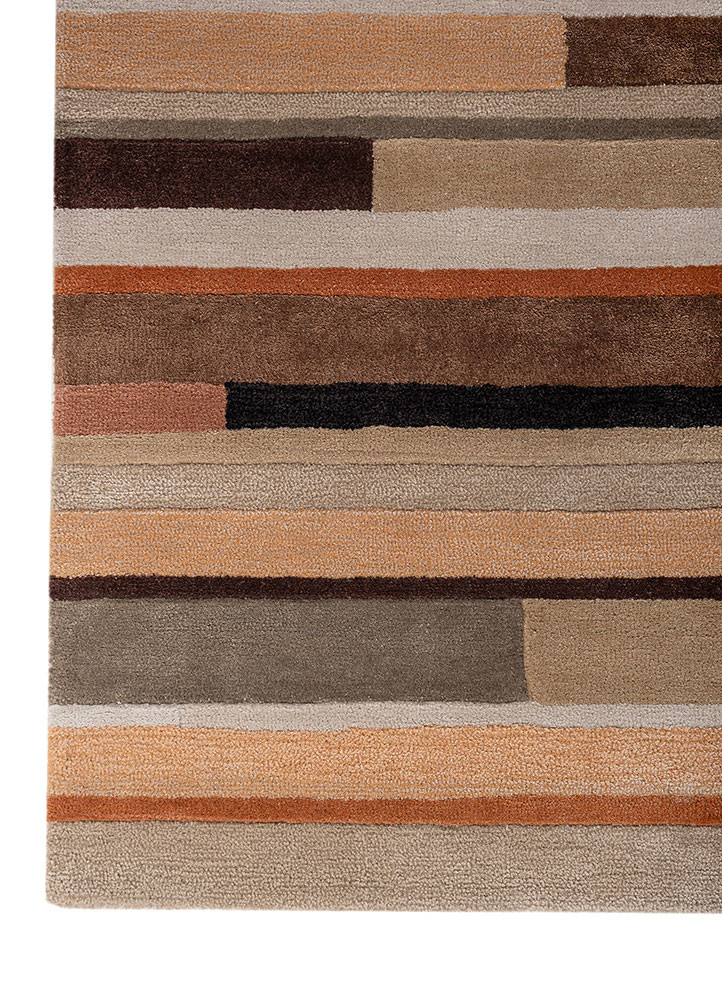 caliedo ivory wool and viscose hand tufted Rug - Corner caliedo ivory wool and viscose hand tufted Rug - Corner
