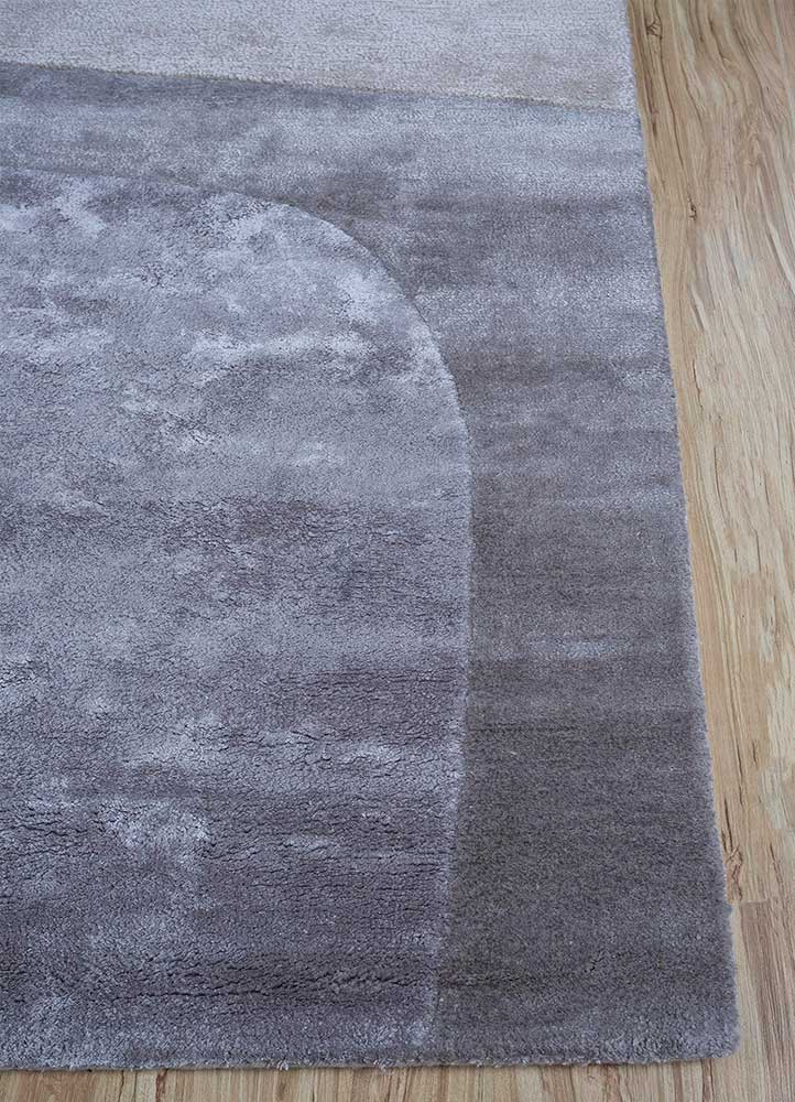 Caliedo Ivory Hand Tufted Wool & Viscose Rugs-Tnq-6065