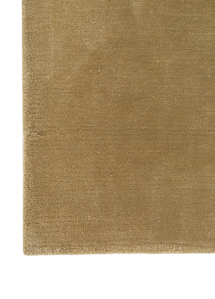 cera green wool and viscose hand tufted Rug - Corner