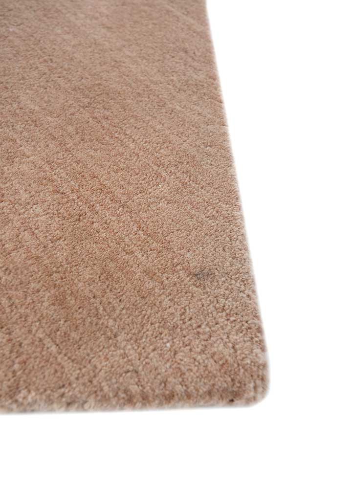 chroma beige and brown wool hand tufted Rug - Corner