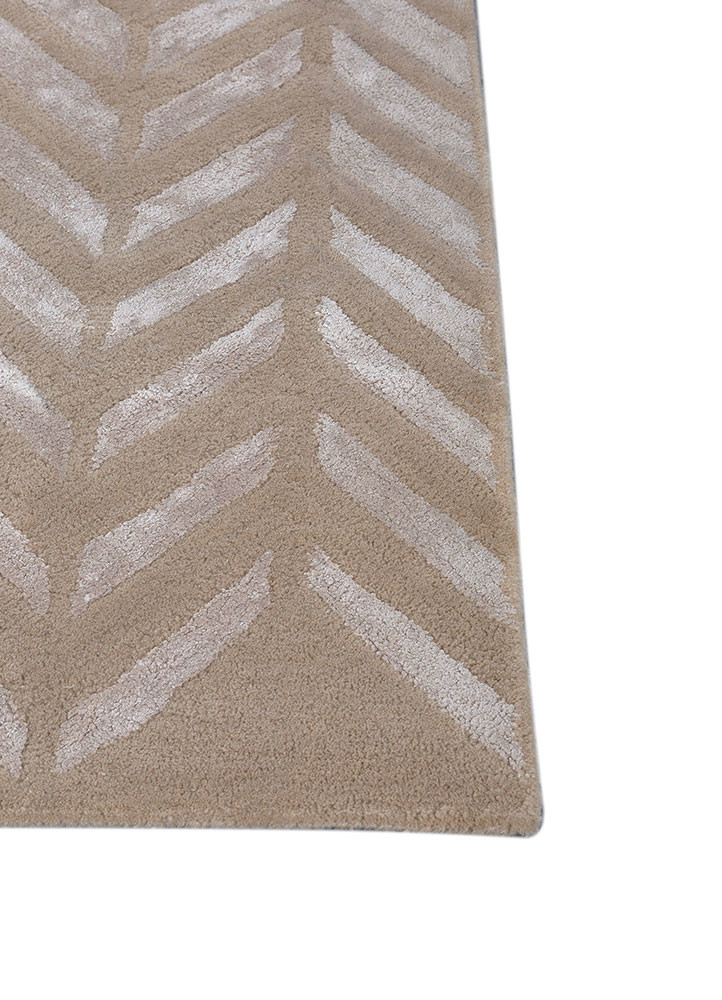 confetti ivory wool and viscose hand tufted Rug - Corner confetti ivory wool and viscose hand tufted Rug - Corner