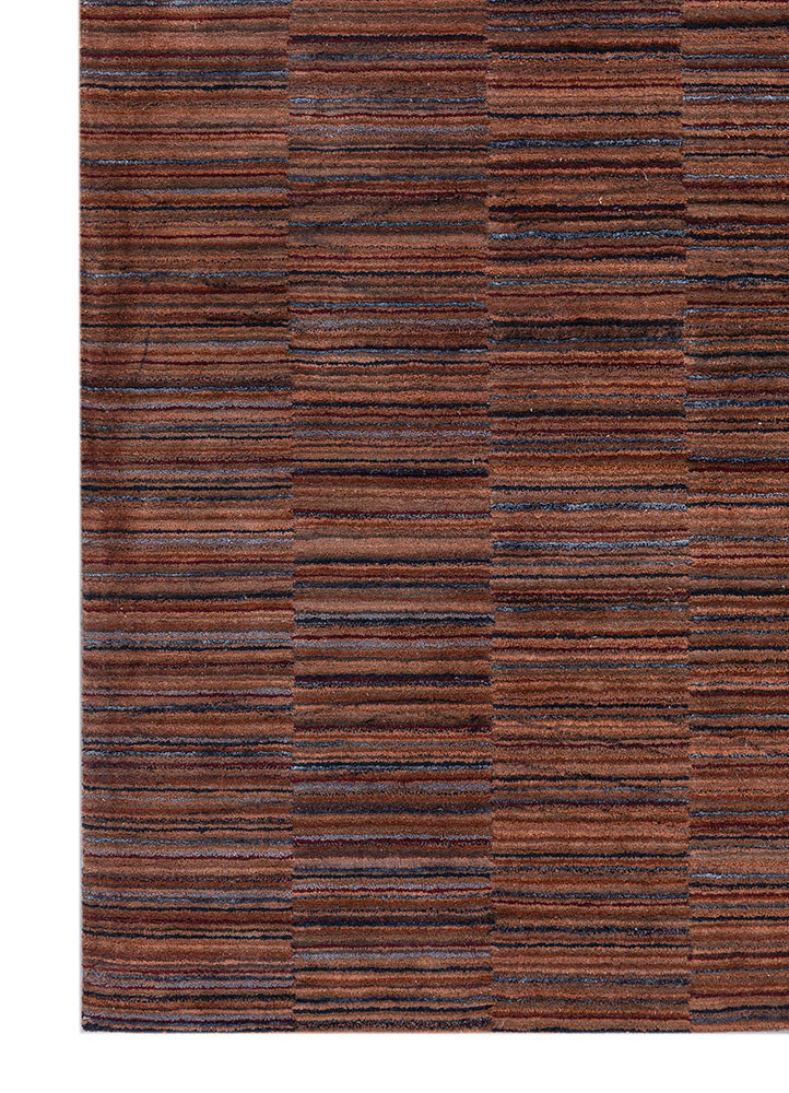 acar red and orange wool and viscose hand tufted Rug - Corner acar red and orange wool and viscose hand tufted Rug - Corner