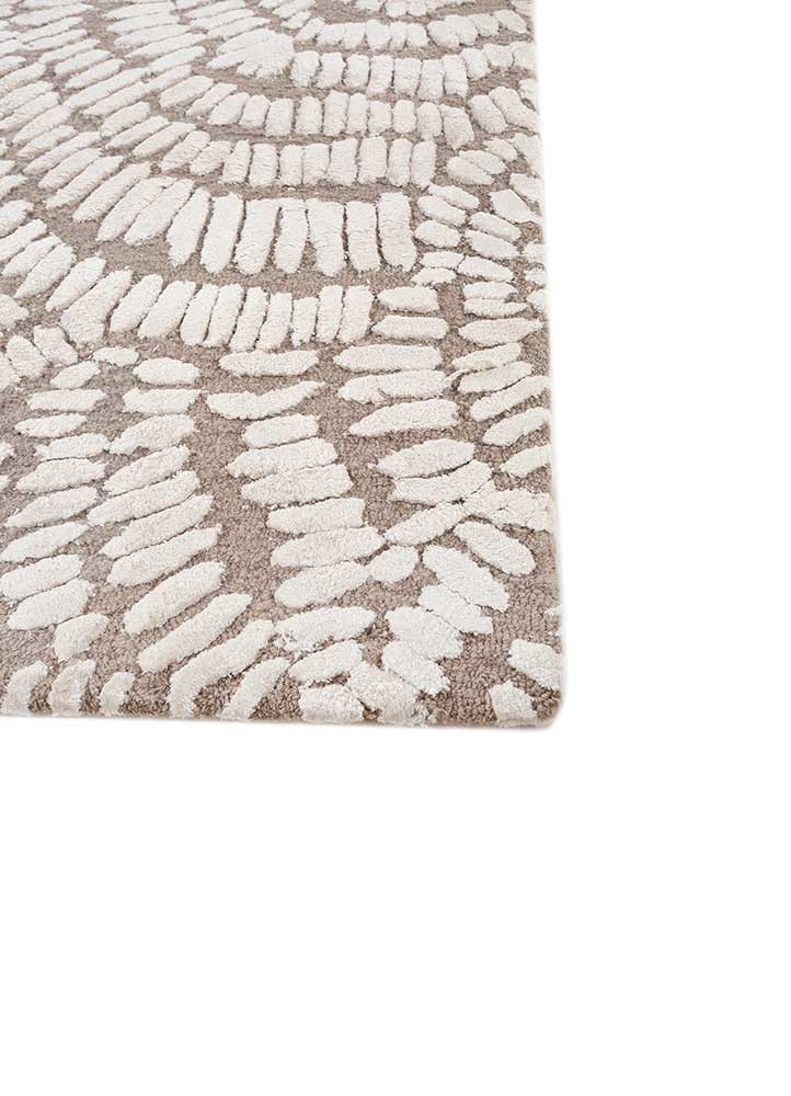 aurelia grey and black wool and viscose hand tufted Rug - Corner