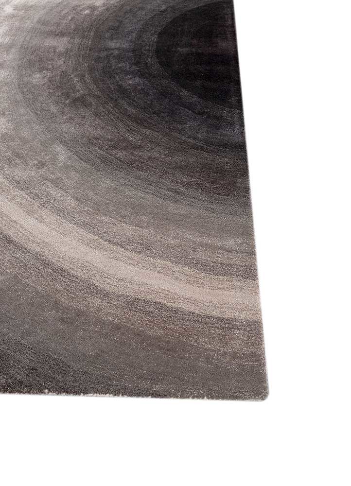 chroma ivory wool and viscose hand tufted Rug - Corner