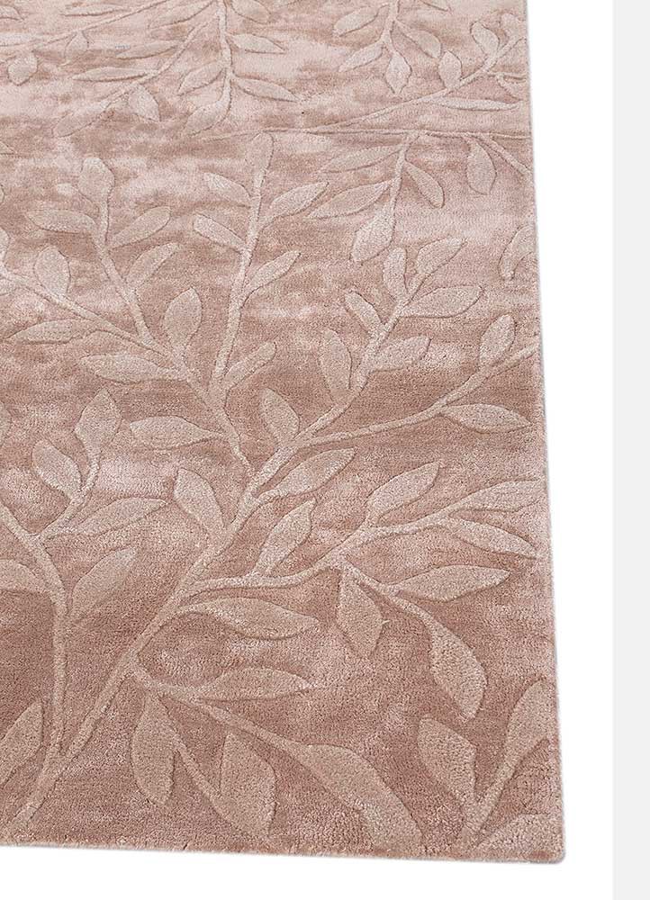 aurelia beige and brown wool and viscose hand tufted Rug - Corner