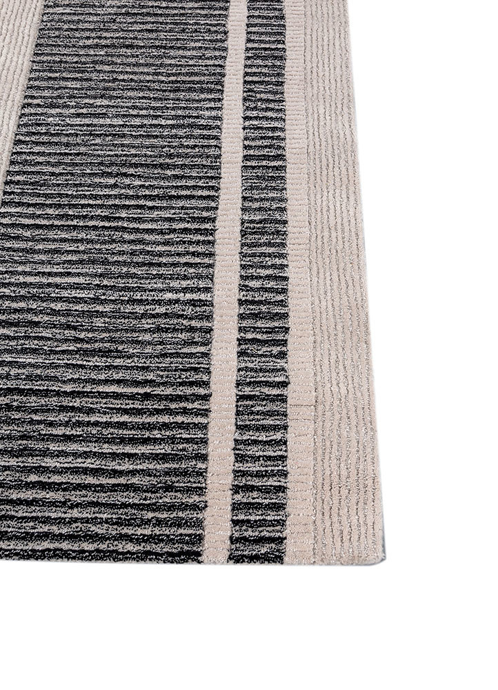 pathways ivory wool hand tufted Rug - Corner