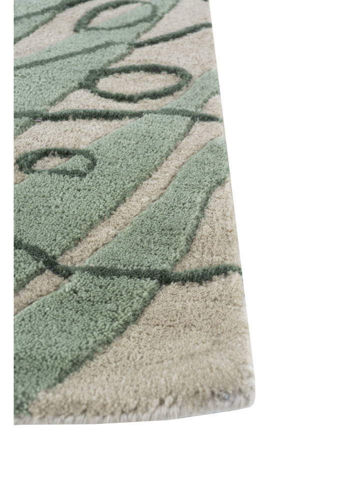 aprezo ivory wool hand tufted Rug - Corner aprezo ivory wool hand tufted Rug - Corner