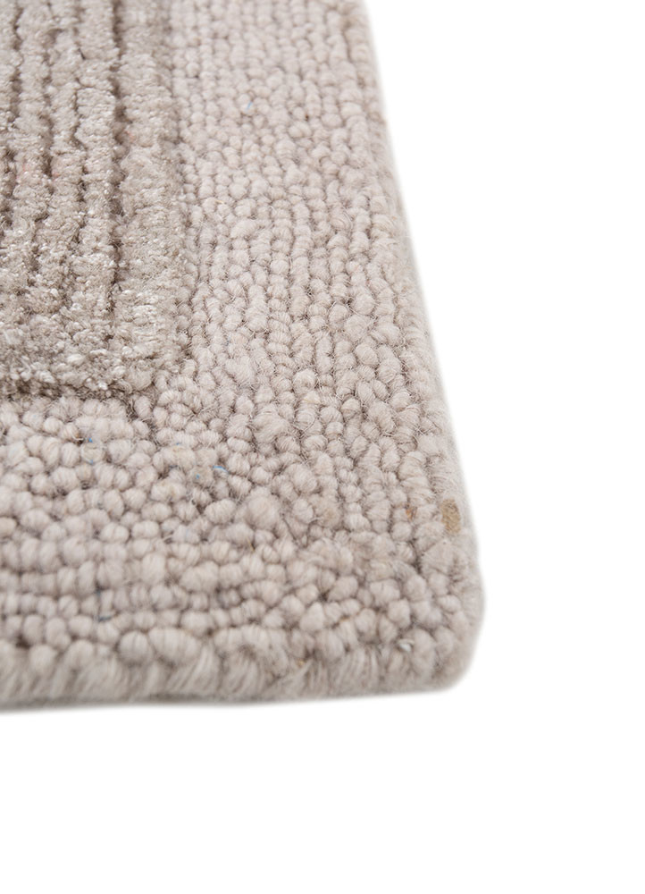 caliedo ivory wool and viscose hand tufted Rug - Corner caliedo ivory wool and viscose hand tufted Rug - Corner