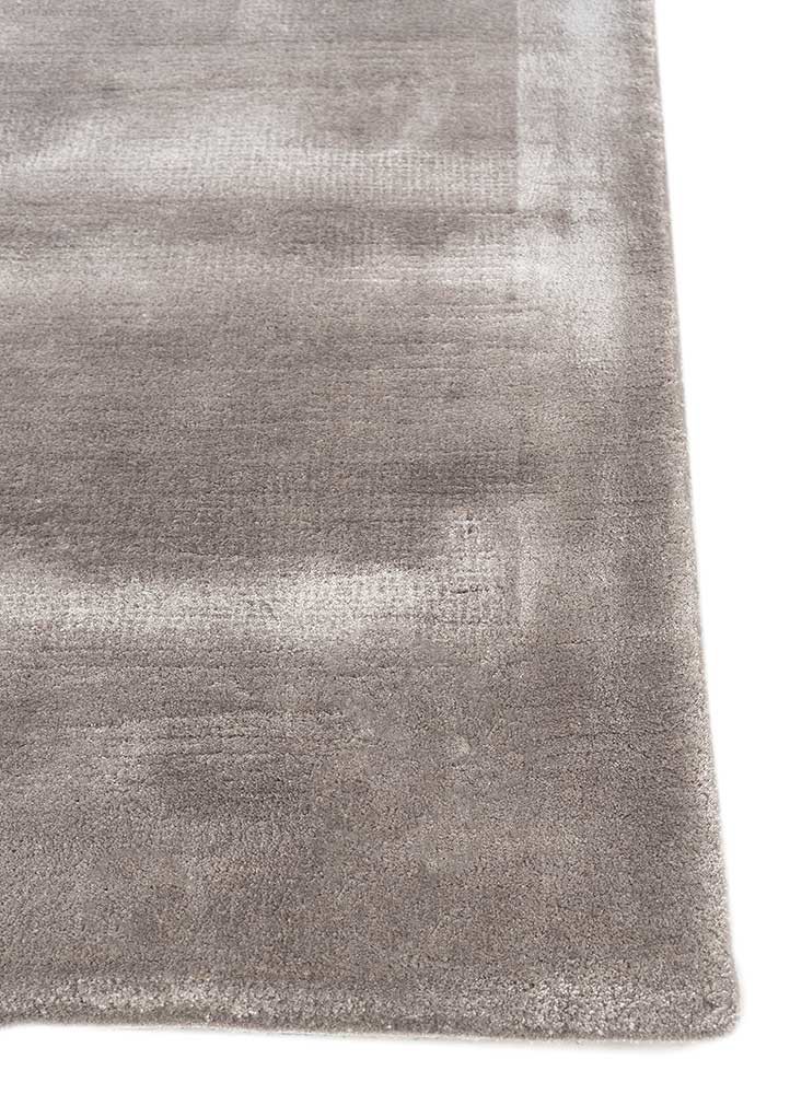 cera grey and black viscose hand tufted Rug - Corner cera grey and black viscose hand tufted Rug - Corner