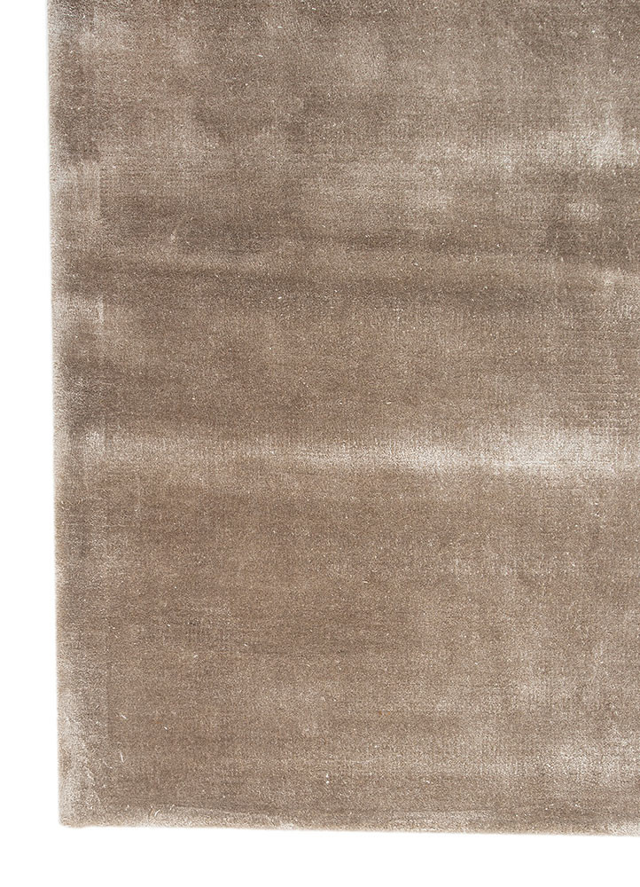 cera blue viscose hand tufted Rug - Corner