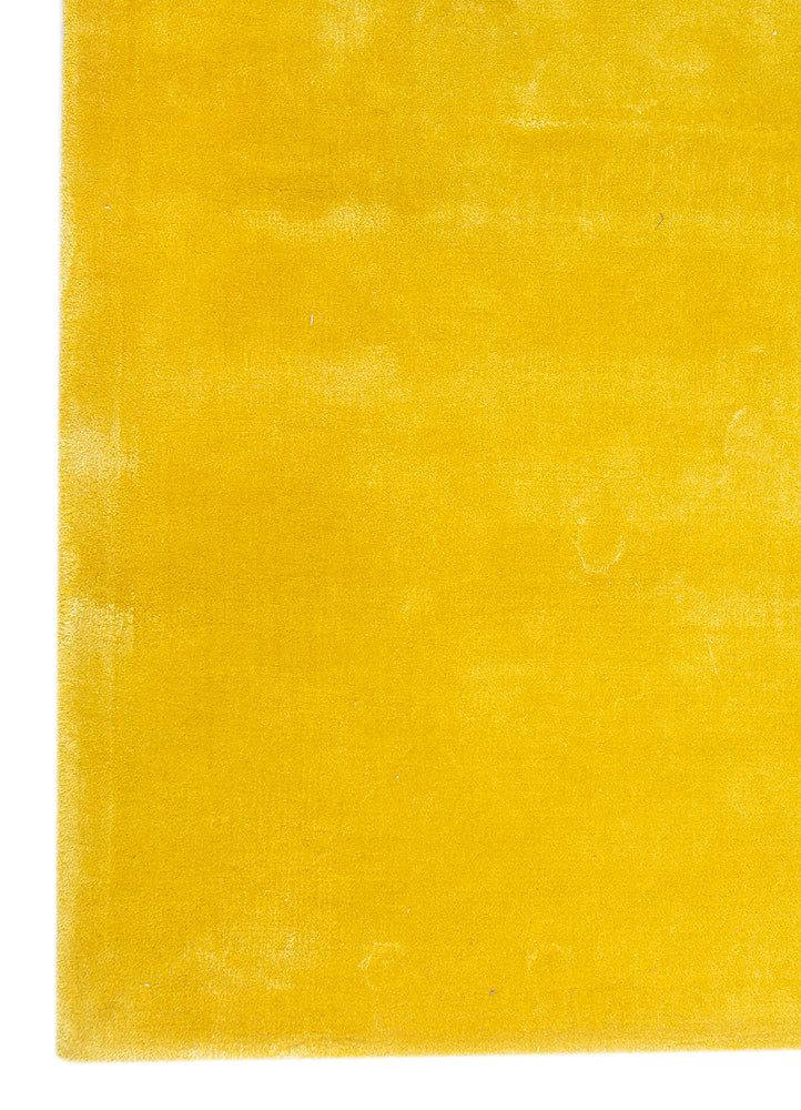 cera gold viscose hand tufted Rug - Corner cera gold viscose hand tufted Rug - Corner