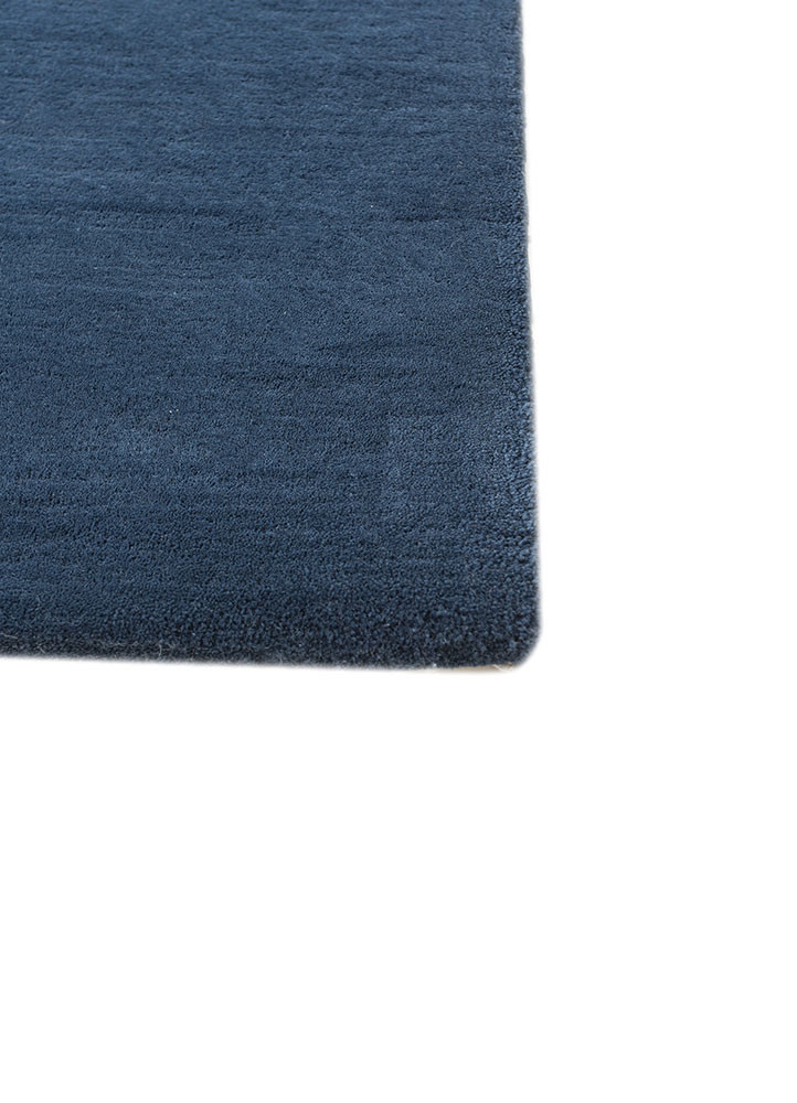 cera blue wool hand tufted Rug - Corner cera blue wool hand tufted Rug - Corner