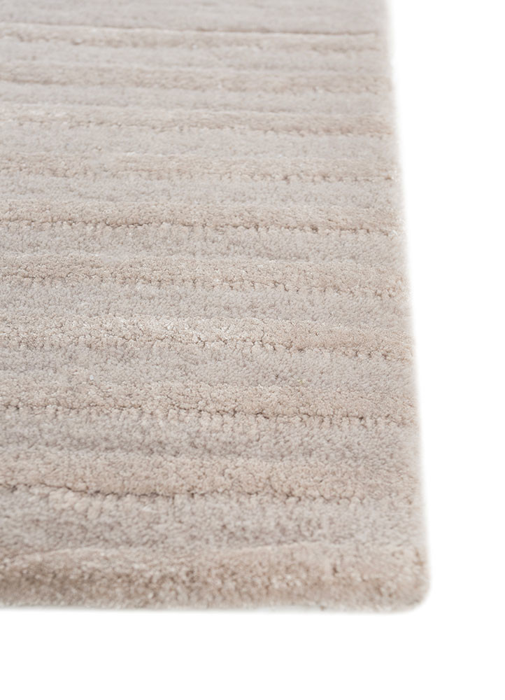 pathways grey and black wool and viscose hand tufted Rug - Corner pathways grey and black wool and viscose hand tufted Rug - Corner