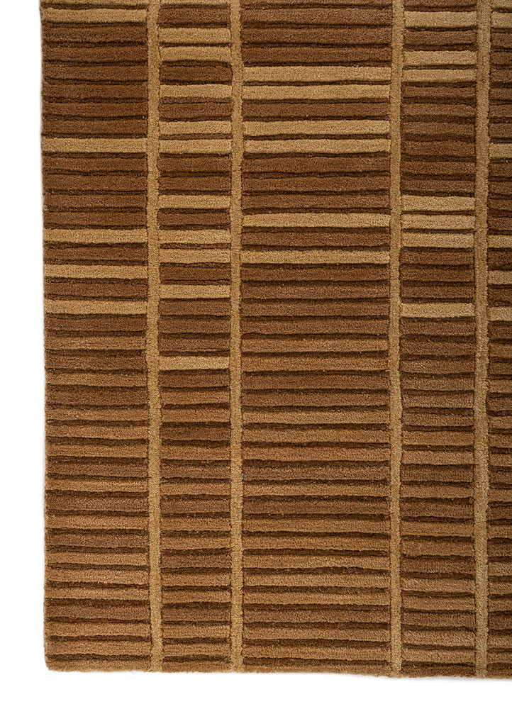 wild wanderlust gold wool hand tufted Rug - Corner wild wanderlust gold wool hand tufted Rug - Corner