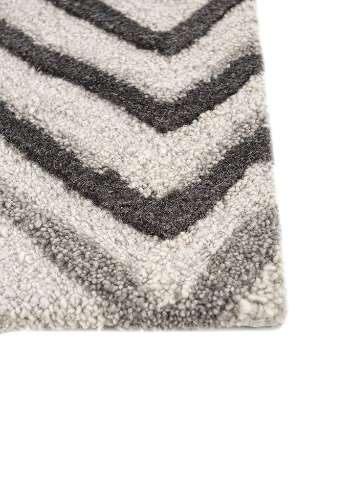 acar ivory wool and viscose hand tufted Rug - Corner acar ivory wool and viscose hand tufted Rug - Corner