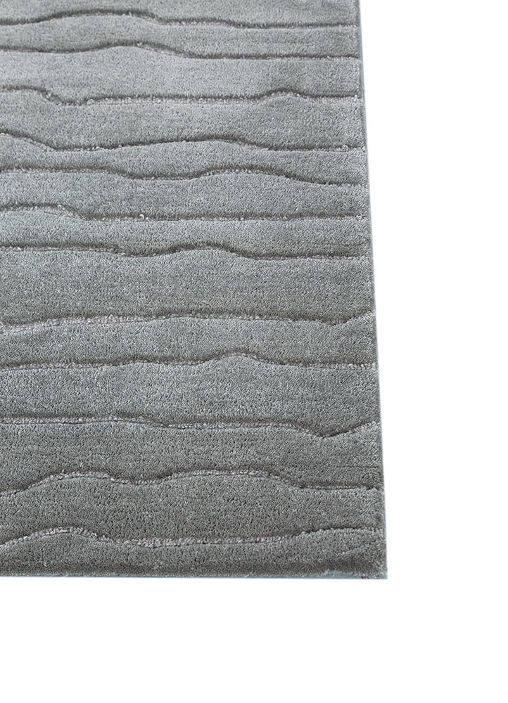 cera blue wool and viscose hand tufted Rug - Corner cera blue wool and viscose hand tufted Rug - Corner