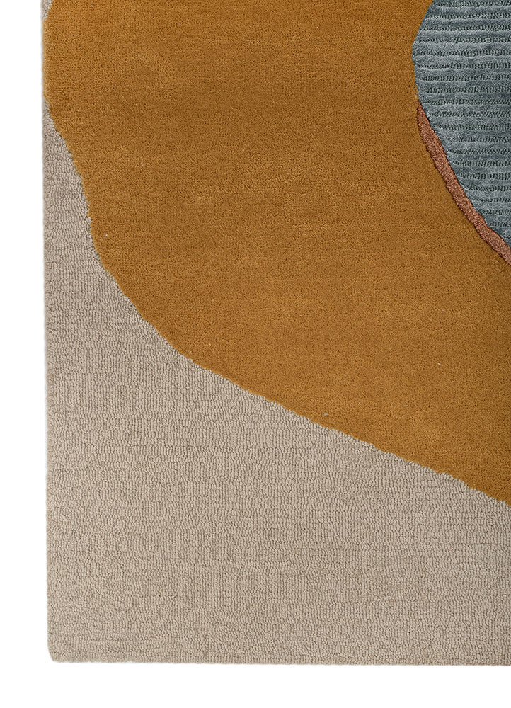 joy blue wool and viscose hand tufted Rug - Corner joy blue wool and viscose hand tufted Rug - Corner