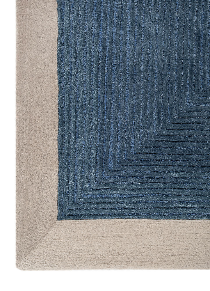 caliedo ivory wool and viscose hand tufted Rug - Corner caliedo ivory wool and viscose hand tufted Rug - Corner