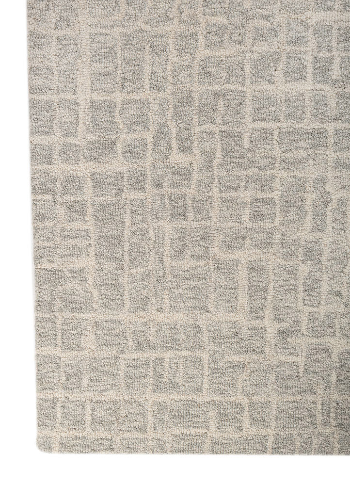 aprezo multi wool hand tufted Rug - Corner