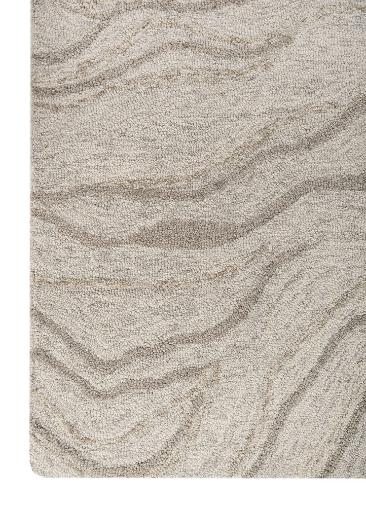 aprezo multi wool hand tufted Rug - Corner